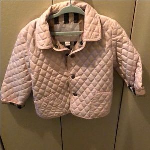 Authentic toddler Burberry jacket